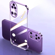 For Huawei P50 Phone Case Huawei P50 Pro Huawei P50e Huawei P50 Luxury Plating Frameless Case Transp