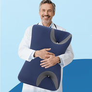 CPAP Pillow for Sleep Apnea Memory Foam Neck Support Pillow Ergonomic Design for Side Back Stomach S