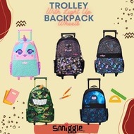 Smiggle Bag Backpack Trolley Light Budz/