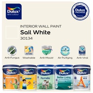 [Shop By Colour] Dulux Interior Wall Paint | Sail White 30134 | Anti-Mould & Anti-Fungus | 1L & 5L