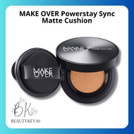 NEW MAKE OVER Powerstay Sync Matte Cushion - Smart AI Matte Cushion High Coverage Zero Oxidation Oil
