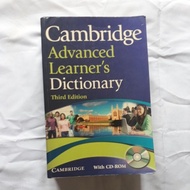 Cambridge Advanced Learner's Dictionary Third Edition With CD-ROM, ORIGINAL Preloved.