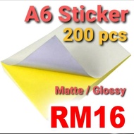 Kertas Pelekat A6 AWB Air Waybill/Nota Konsainan/Label A6 Sticker Paper AWB AirWaybill Consignment N