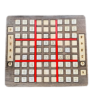 Sudoku 9x9 BENRIKIDS Có Hướng Dẫn 100 Bài Đố Đồ Chơi Gỗ Board Game Kết Hợp Cờ Caro Trò Chơi Trí Tuệ
