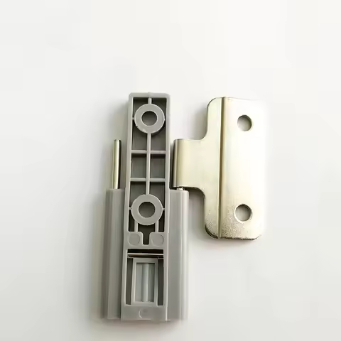 2PCS Cupboard Wardrobe Built-in Hinge Accordion Folding Wardrobe Door Systems Tracked Hinge