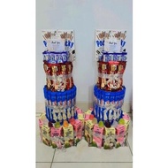 SNACK TOWER/KUE ULANGTAHUN/SNACK CAKE/SNACK TART/SNACK ULTAH/BIRTHDAY