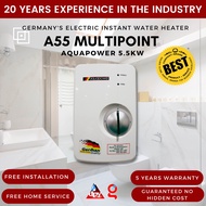 A55 Aquapower Multipoint Electric Instant Water Heater 5.5kW