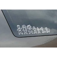 Stick Family Sticker