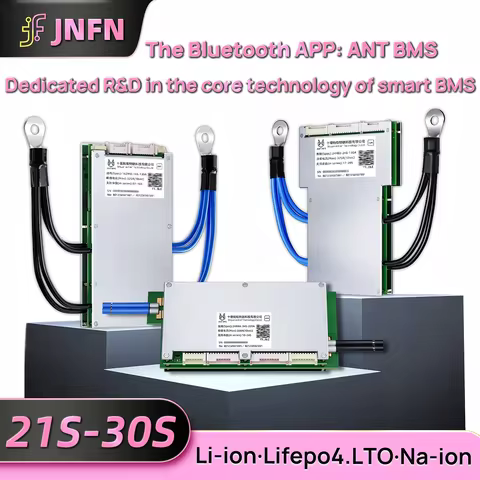 Ant Smart BMS 21-30S 170A/220A/420A Bluetooth LiFePO4 Battery Monitor for 30S High-Voltage Forklift 