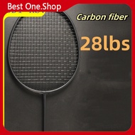 Carbon Aluminum Alloy Frame Badminton Racket 28lbs