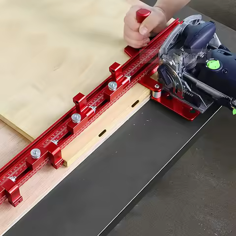 Offset Base System Inch/mm Woodworking Parallel Guide System For DF500/700 Biscuit Jointer Wood Teno