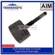 Transparts Drum Housing Clutch Lining Bowl Automatic Automatic TransmissionC3 U540 U540E 4EAT TOYOTA