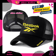 Stars Seller Topi Trucker REEBOK - Topi Distro REEBOK Logo - Topi REEBOK Premium - Topi Pria Dewasa 