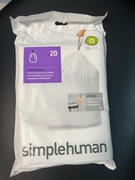 Simplehuman 30L垃圾袋 code G