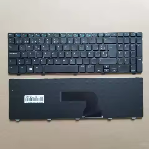 New Spanish Keyboard For Dell Inspiron 15 5521 5537 SP dBlack