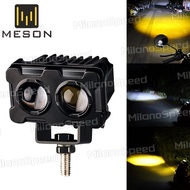 Lampu Sorot Tembak Laser Gun Mini LED D2 Owl Motor Mobil 20Watt 2 Warna Putih Kuning 20W 20 Watt Las