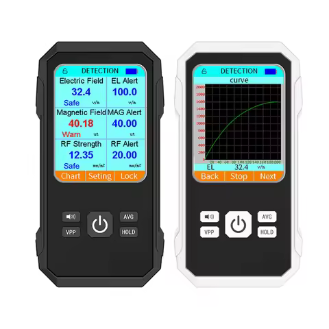 3in1 Electric Field Magnetic Field RF Radiation Detector Electromagnetic Radiation Tester EMF Meter 