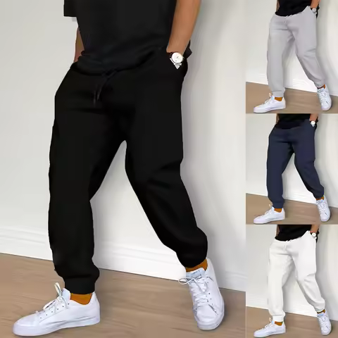 Men's Pants Casual Fashion Sports Pants Gym Sport Trousers for Men Jogger SweatpantsRunning Workout 