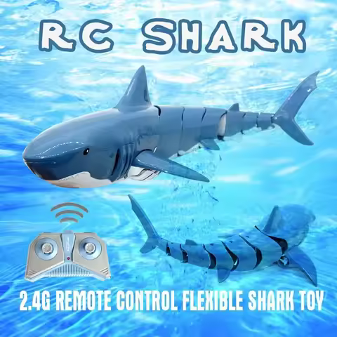 Smart Rc Remote Controlled Shark Charging Bionic Electric Motor Fish Simulation Rocking Fish Summer 