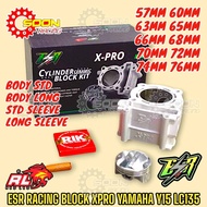 ESR LC Y15 BLOCK X PRO X2 PRO RED LEO 57MM 60MM 63MM 65MM 68MM 70MM 72MM 74MM 76MM YAMAHA LC135
