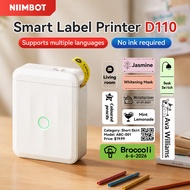 Niimbot D110 Label Printer Portable Name Sticker  Printer Labek Maker Machine,Suitable For Name Tag 