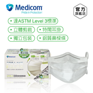 Medicom - ProLane Relax 醫用成人口罩 ASTM Level 3 - 白色 40片/盒 #GMK211014