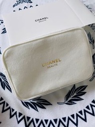 Chanel Beauty 白色化妝包