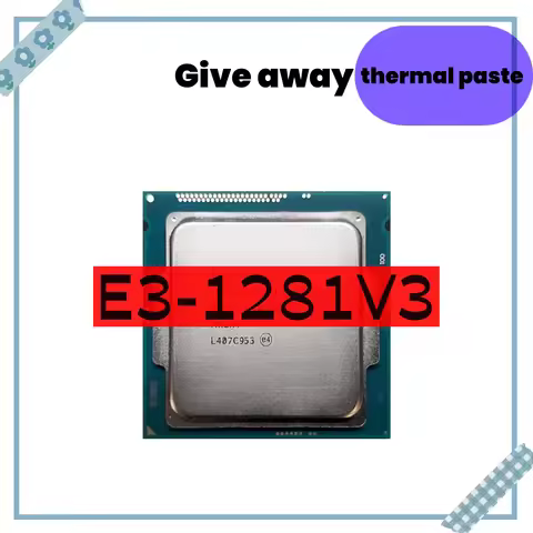 Xeon E3-1281v3 E3 1281v3 E3 1281 v3 3.7 GHz Quad-Core Eight-Thread CPU Processor L2=1M L3=8M 82W LGA