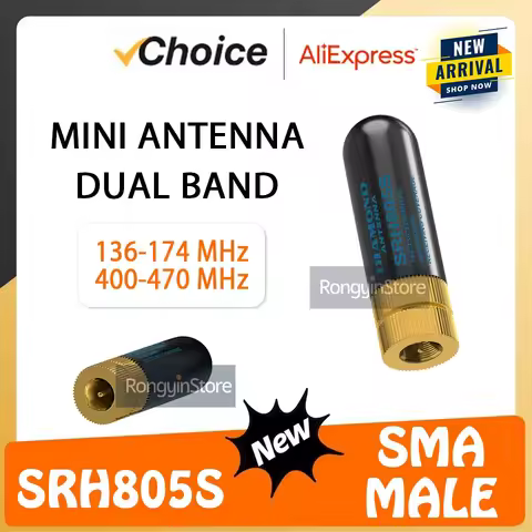 SRH805S Antenna For TYT TH-UV98 TH-UV88 TH-UV99 TH-UV58 TH-UV8000D MD-UV380 MD-UV390 MD-750 136-174/