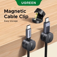 【No Cable】UGREEN Magnetic Cable Management Buckle 3 Pack Plastic Material Black