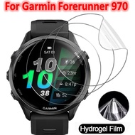 3pcs Hydrogel Protective Film For Garmin Forerunner 970 Screen Protector Durable HD Clear Anti-scrat
