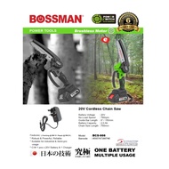~ BOSSMAN BCS-666 20V Cordless Brushless 6" Chain Saw