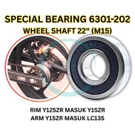 SPECIAL BEARING 6301-202 6301 - 202 SPORT RIM 125ZR PNP Y15 Y15ZR SWING ARM YSUKU PNP 135LC LC135