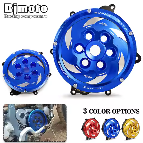 Clear Clutch Cover For SUZUKI DR-Z DRZ 400E 400 400S 400SM DRZ400S DRZ400E DRZ400SM DRZ400 Engine Cl