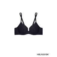 32D Bra (With Underwire) Habpy Lady Code HBLN581BK