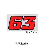 Sticker 63 Pecco Bagnaia 2021