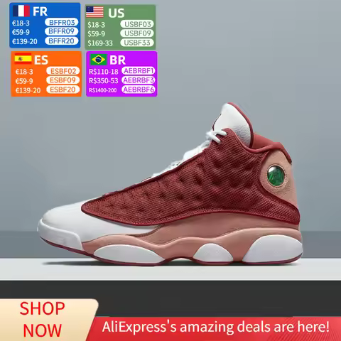Nike Jordan Air Jordan 13 Retro Versatile,Lightweight,Soft, and Responsive Mid-Top Basketball Shoes 