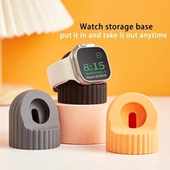 Silicone Charger Stand For Apple Watch Desktop Holder Charging Base For iWatch S10 9 Ultra SE 8 7 6 