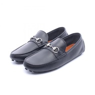 [Pre-owned] Gucci casual shoes, horsebit style, black leather, men's, unused.