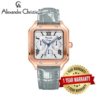 [Official Warranty] Alexandre Christie 2B18BFLRGSLGR Women's Silver Dial Stainless Steel Steel Strap Watch