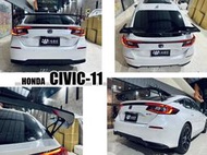 小亞車燈改裝＊全新 HONDA CIVIC 11 喜美 11代 TYPE-R 亮黑 高腳 尾翼 CIVIC11