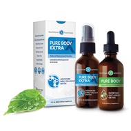 Touchstone Essentials Zeolite Detox Pack 30-day supply | 1 Pure Body (20mL) & 1 Pure Body Extra (60m