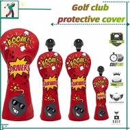 New Golf Club cover No. 1 Wooden cover Red White Bomb Iron cover Head cover Golf