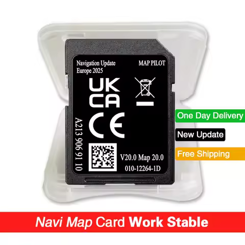 A2139069110 V20 Latest 2025 Map Europe Sat Nav SD Card 32GB for Mercedes GLC C E V X-class W205 X253