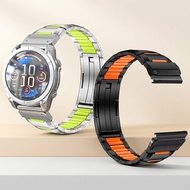 22mm 26mm Stainless Steel + Silicone Band QuickFit Strap for Garmin Fenix 8 47mm 51mm 7 7X Pro 6 6X 