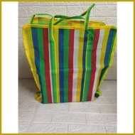 ☾ ✤ ☜ COD VINCENT/7 sizes Sako bag with zipper makapal luggage bag / Nylon bag / Travel bag / Shopp