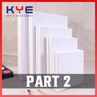 (Part2) Stretched Canvas Board Frame / kanvas lukis / drawing canvas / Lukisan kanvas / Canvas Board