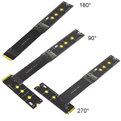 20CM/30CM M2 for NVME SSD Extension Cable PCI Express 4.0 X4 M Key Extender Support 2230 2242 2260 2