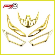 ♟ ✹ ⊙ Honda Click 125/150 Garnish Set 3 in 1 Headlight Cover Signal Light Cover Tail Light Cover