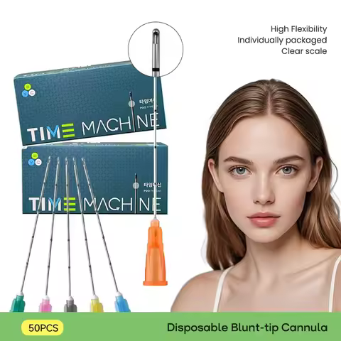 Factory Disposable Blunt-tip Canulas 18G 21G 22G 23G 25G 27G 50mm 70mm 100mm Blunt tip Cannula 22g 5